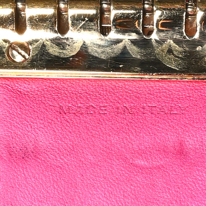 Chanel Lambskin Quilted 6 Key Holder Fuchsia 6 of 9