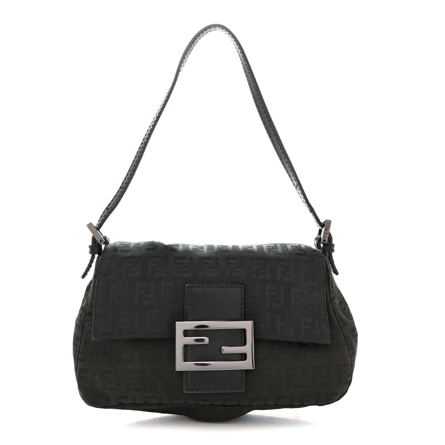 Fendi Zucchino Mini Mama Baguette Black 1 of 12
