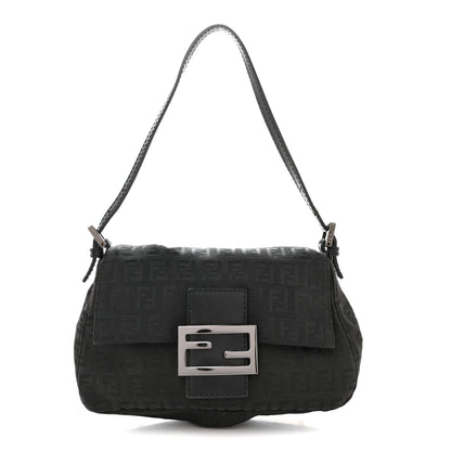 Fendi Zucchino Mini Mama Baguette Black 1 of 12