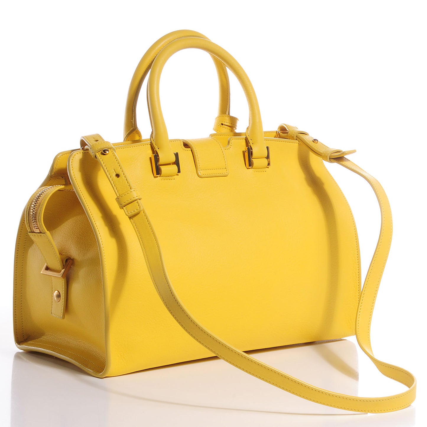 Calfskin Small Classic Y Cabas Soleil