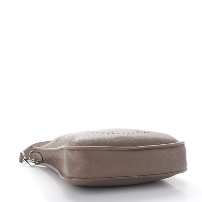 Hermes Taurillon Clemence Evelyne PM Etoupe 4 of 12