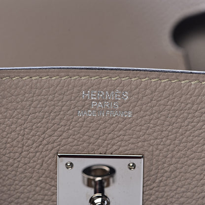 Hermes Togo Birkin 30 Gris Tourterelle 6 of 32