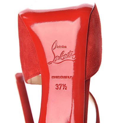 Christian Louboutin Veau Velours Catchy Two 120 Pumps 37.5 Loubi 6 of 8