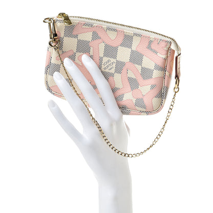 Louis Vuitton Damier Azur Tahitienne Mini Pochette Accessories 2 of 8