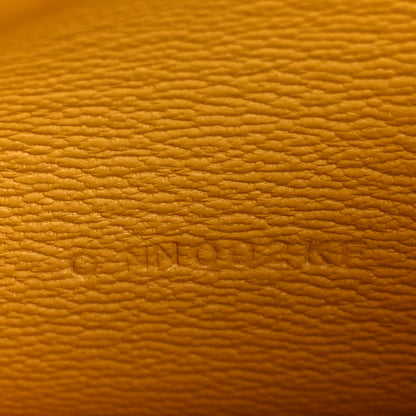 Hermes Shiny Alligator Kelly Longue Wallet Jaune Ambre 7 of 10