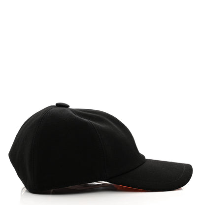 Chanel Cotton CC Cap Hat Black Coral 5 of 8