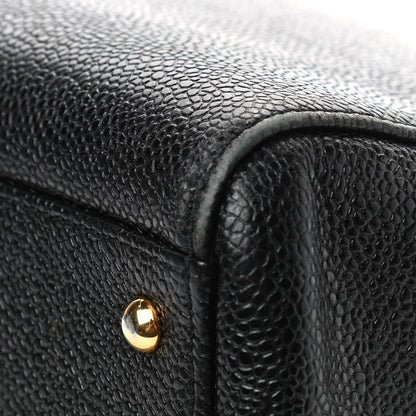 Chanel Caviar Large CC Shoulder Bag Black 5 of 5