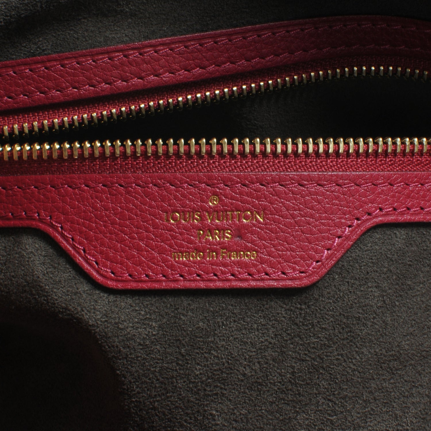 Louis Vuitton Mahina Cirrus PM Grenat 7 of 8