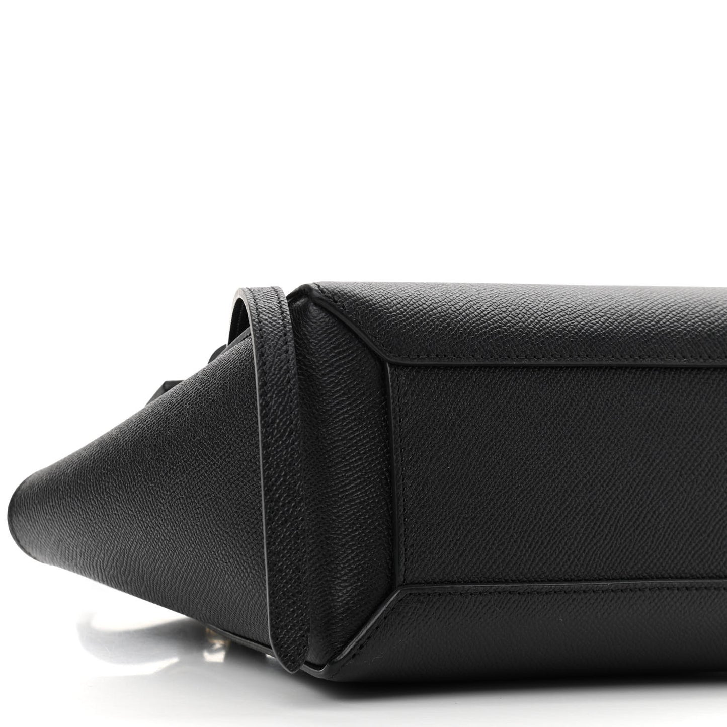Grained Calfskin Nano Belt Bag Black