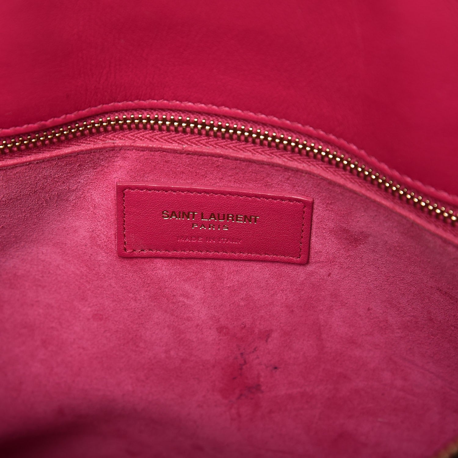 Saint Laurent Calfskin Small Sac De Jour Bubblegum 7 of 23
