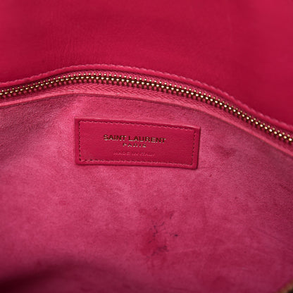 Saint Laurent Calfskin Small Sac De Jour Bubblegum 7 of 23