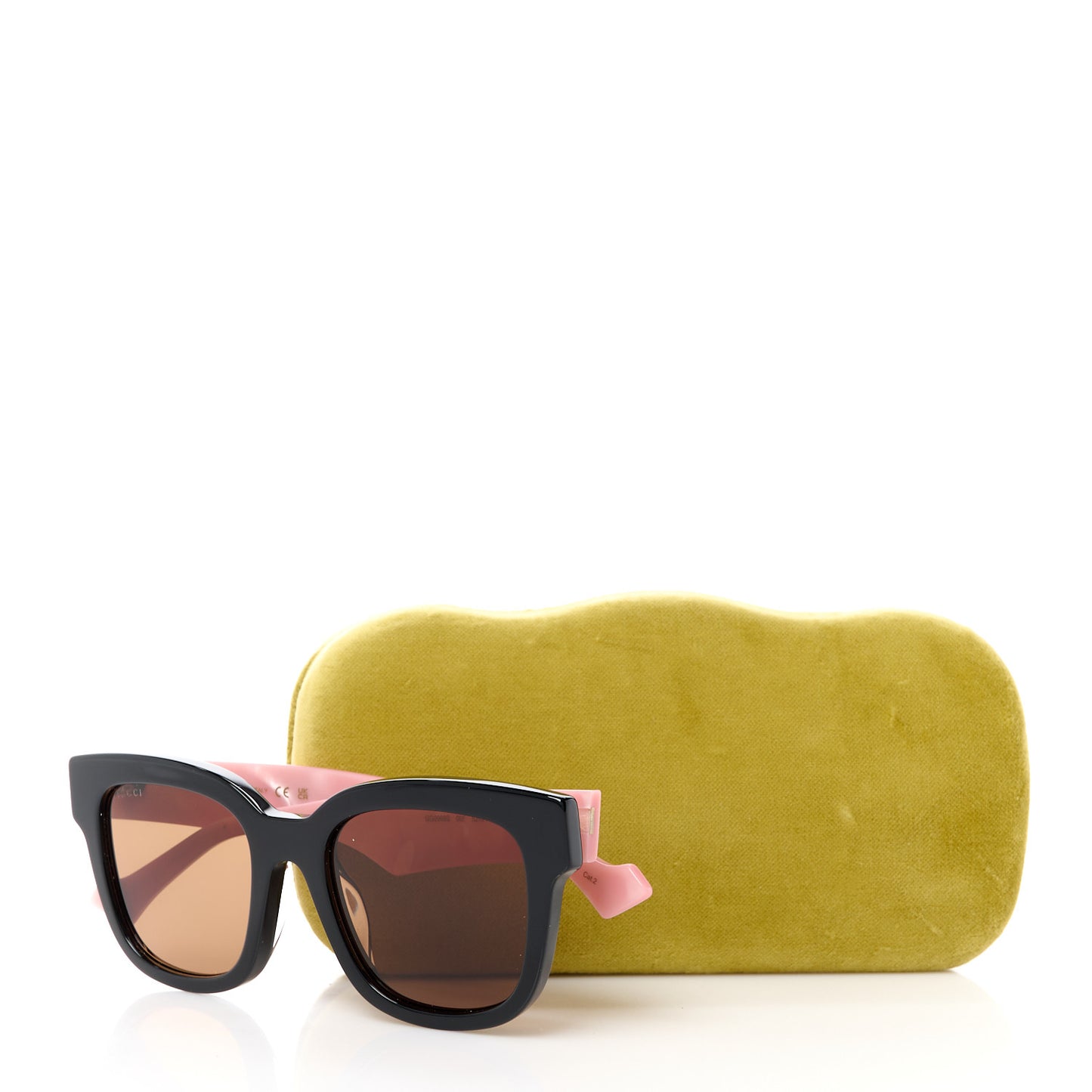 Rectangle 52mm Frame Sunglasses GG0998S Black Pink