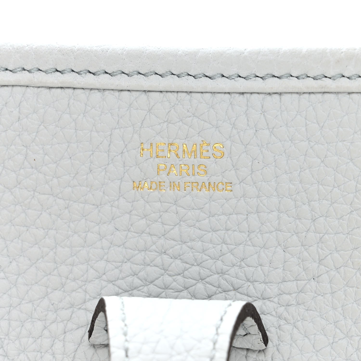 Hermes Taurillon Clemence Evelyne III PM Bleu Pale 6 of 13