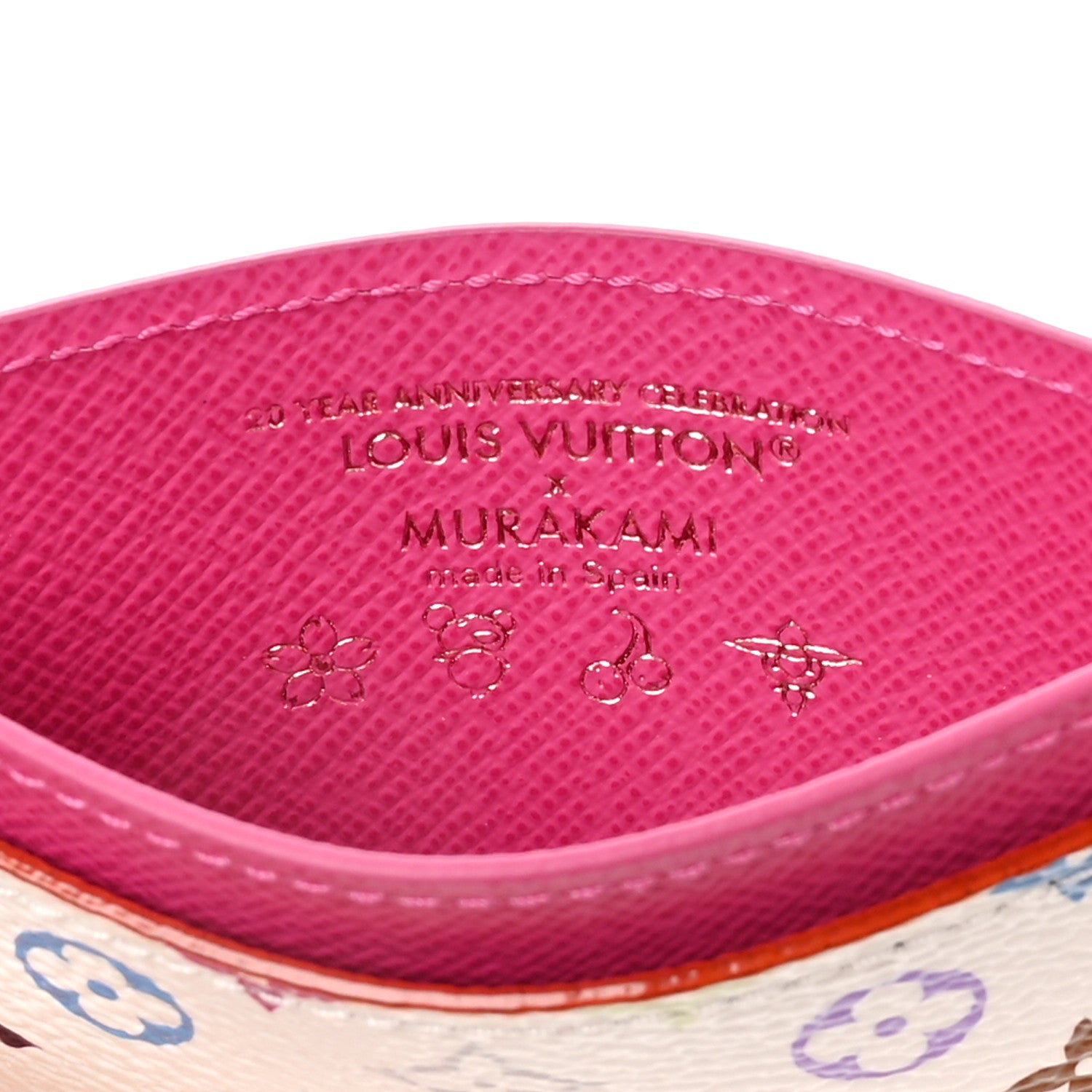 Louis Vuitton LV X TM Monogram Multicolor Card Holder Kawaii Pink 6 of 7