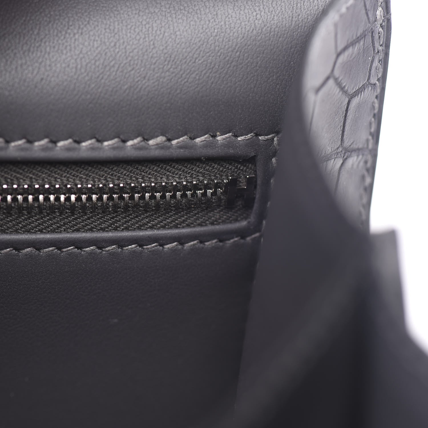 Hermes Matte Alligator Constance 24 Graphite 15 of 18