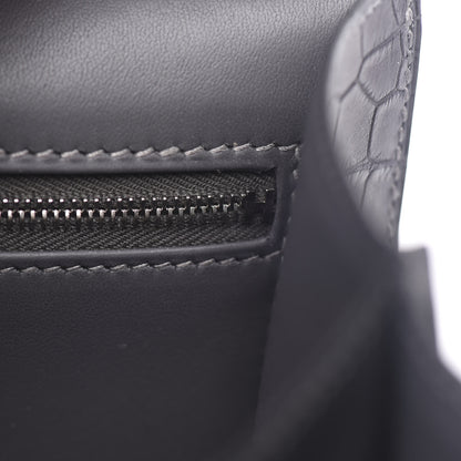 Hermes Matte Alligator Constance 24 Graphite 15 of 18