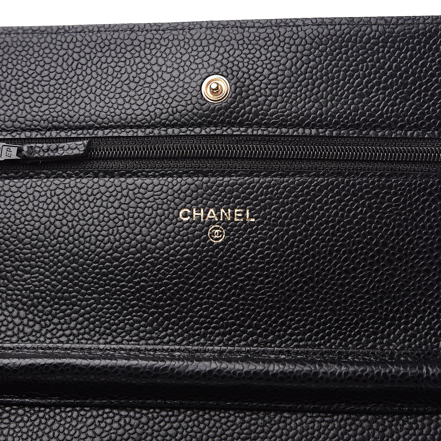 Chanel Caviar Quilted Wallet On Chain WOC Black 6 of 12