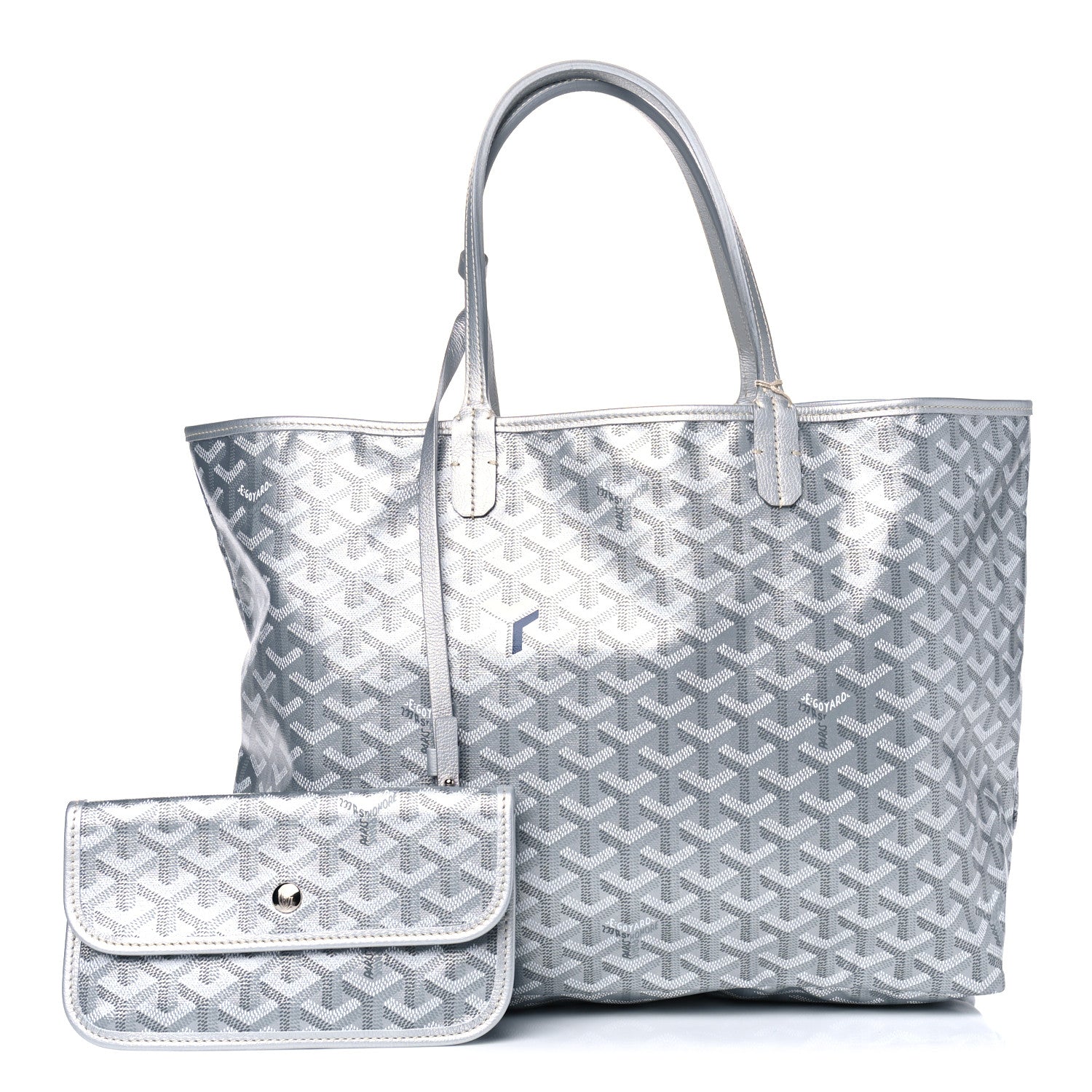 Goyard Goyardine Saint Louis PM Silver 1 of 4