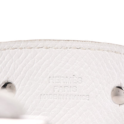 Hermes Epsom Chaine D'Ancre Bracelet M White 4 of 6