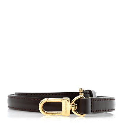 Louis Vuitton Calfskin 16mm Adjustable Shoulder Strap Brown 1 of 7