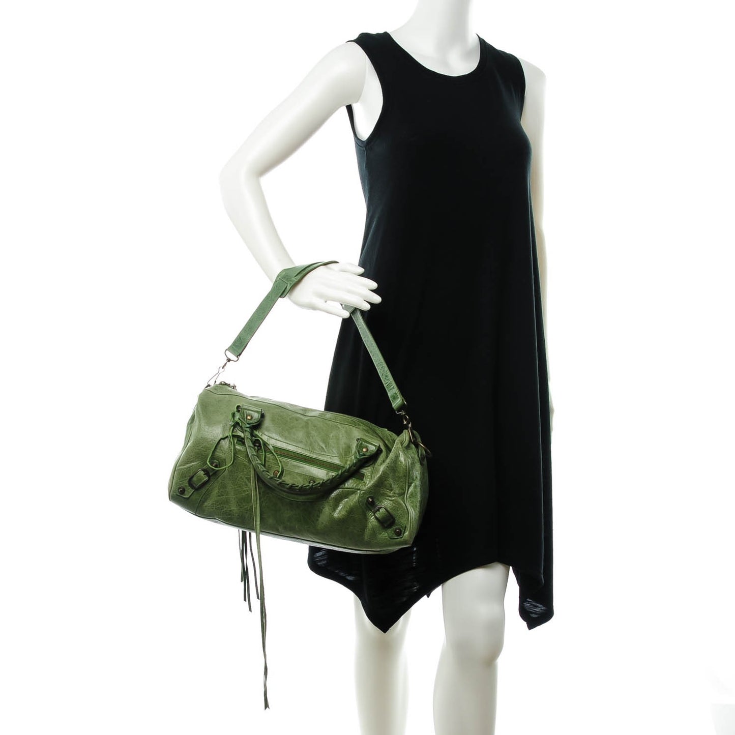 Agneau Classic Hardware Twiggy Vert Thyme