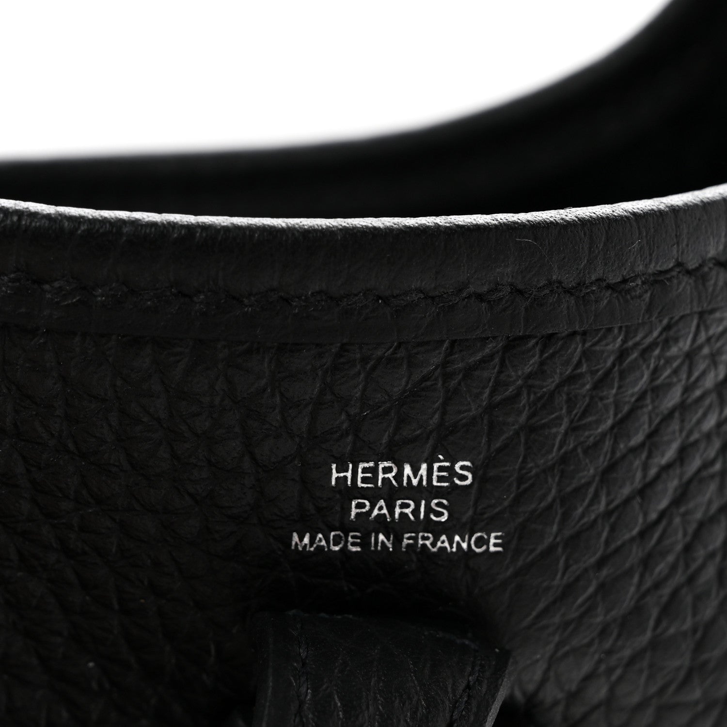 Hermes Taurillon Clemence Evelyne TPM Black 6 of 10