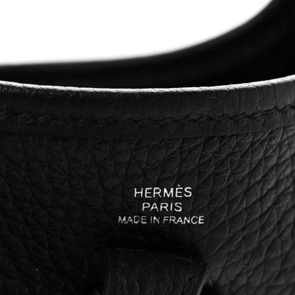 Hermes Taurillon Clemence Evelyne TPM Black 6 of 10
