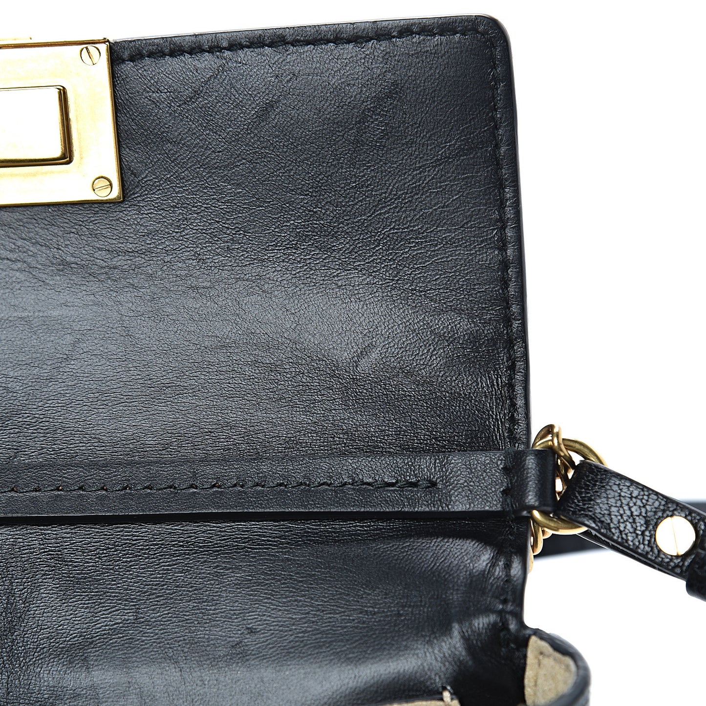 Goatskin Quilted GV3 Mini Pocket Convertible Bag Black