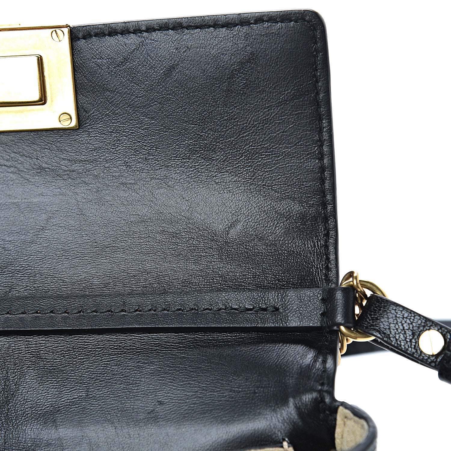 Givenchy Goatskin Quilted GV3 Mini Pocket Convertible Bag Black 13 of 13
