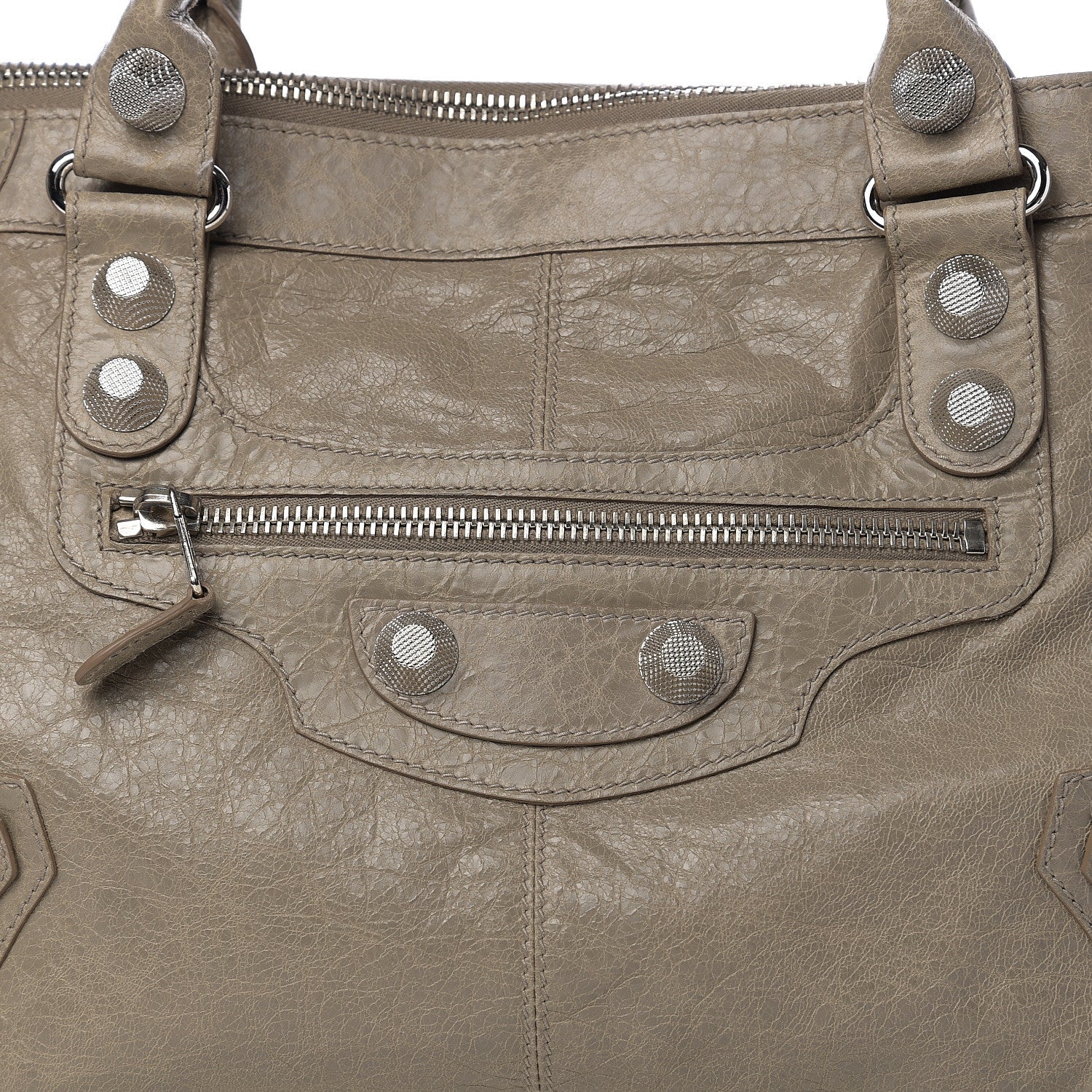 Balenciaga Agneau Giant 21 Silver Hardware Work Papyrus 7 of 9