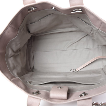 Chanel Glazed Calfskin Large Deauville Tote Light Pink 5 of 12