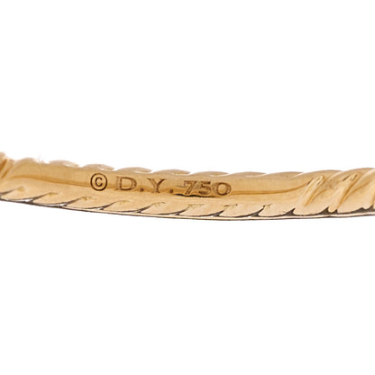 David Yurman 18K Yellow Gold Tsavorite 1.85mm Eden Eternity Band Ring 67 11.75 4 of 4