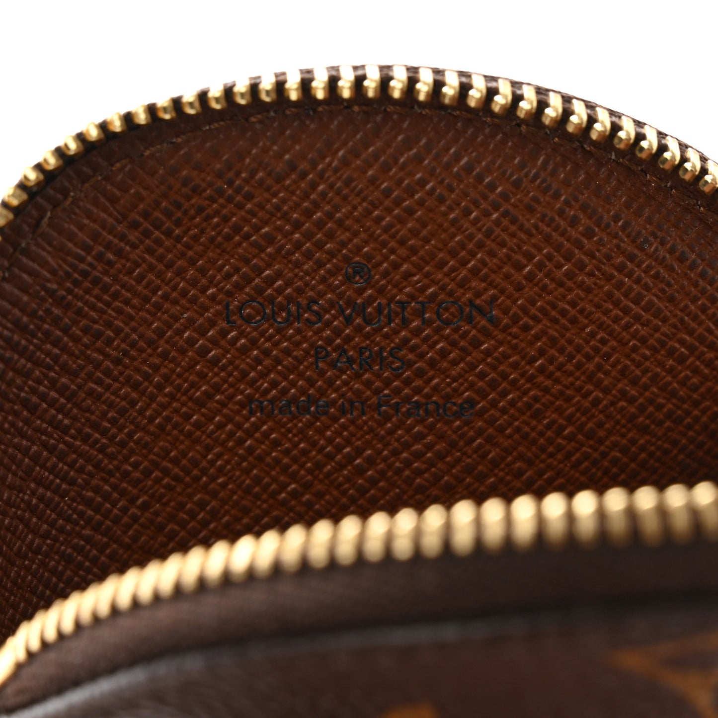 Monogram Round Coin Purse