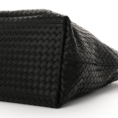 Bottega Veneta Ostrich Nappa Intrecciato Tote Black 10 of 10