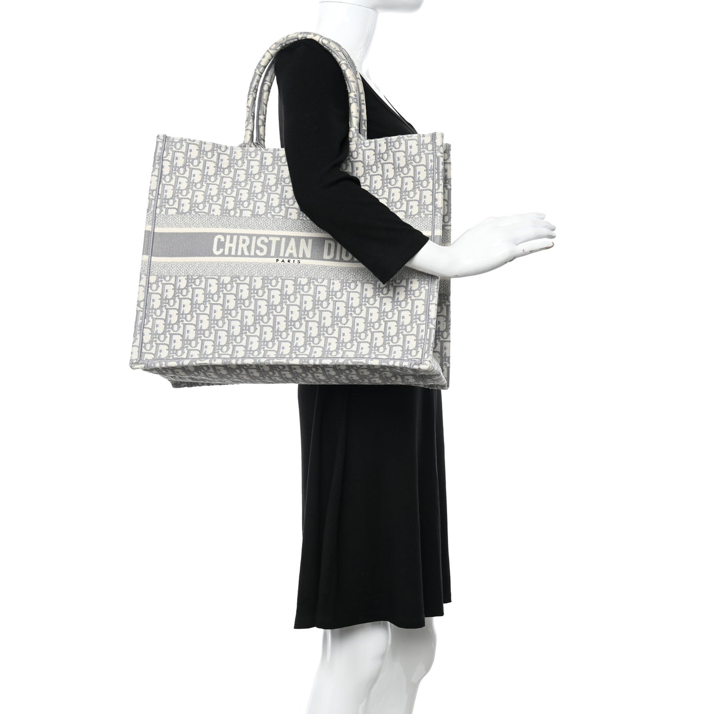 Oblique Large Book Tote Grey