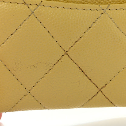 Chanel Caviar Quilted Card Holder Yellow 13 of 15