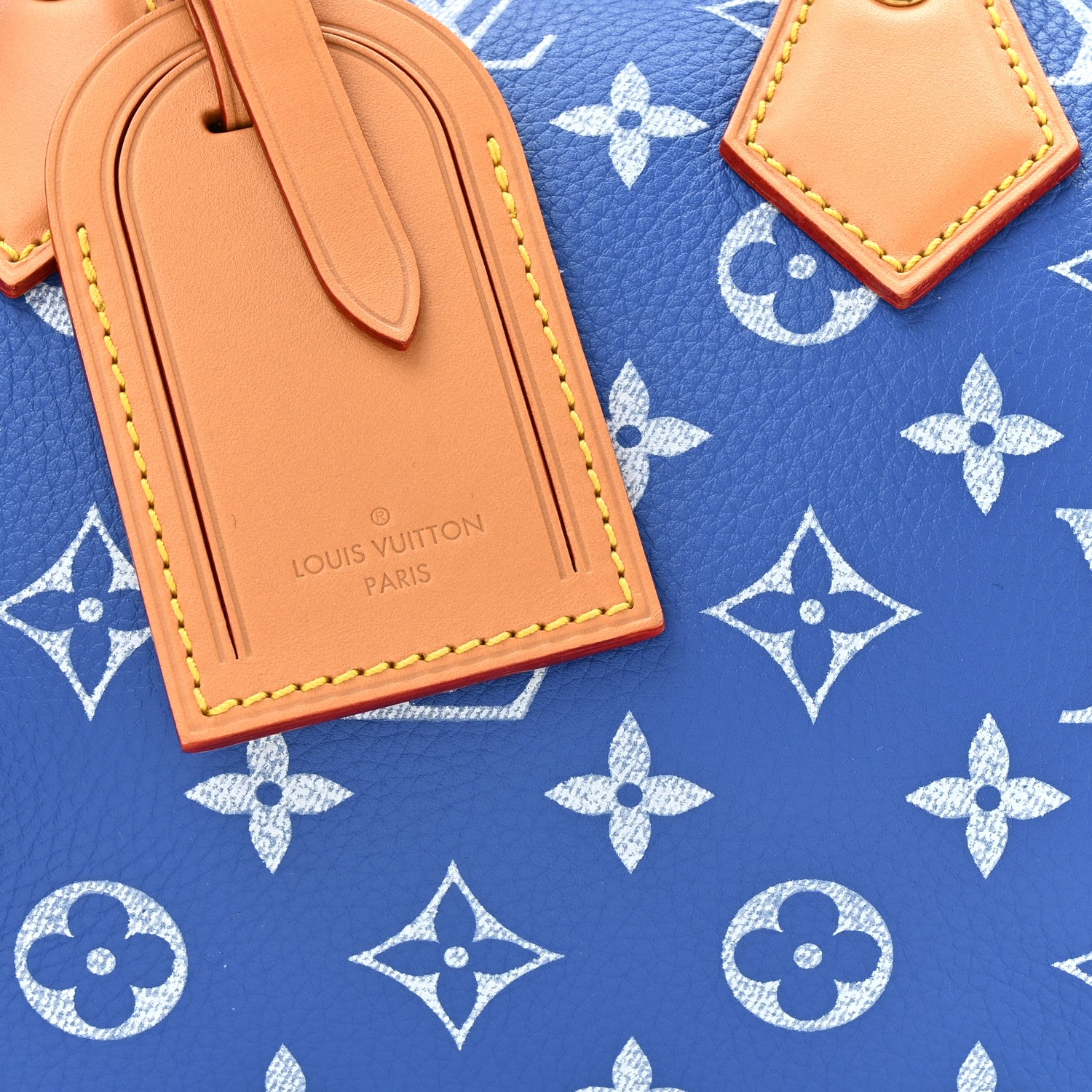 Louis Vuitton Calfskin Monogram Speedy P9 Bandouliere 25 Blue 11 of 14