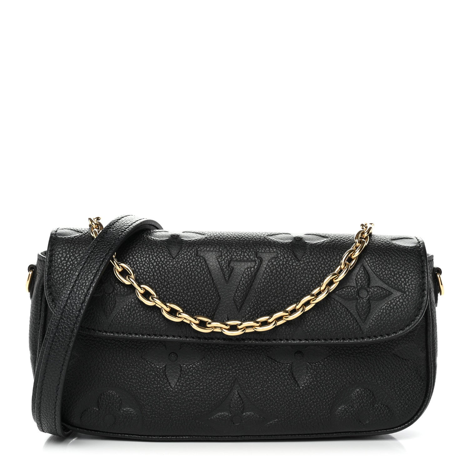Louis Vuitton Empreinte Monogram Giant Ivy Wallet On Chain Black 1 of 11