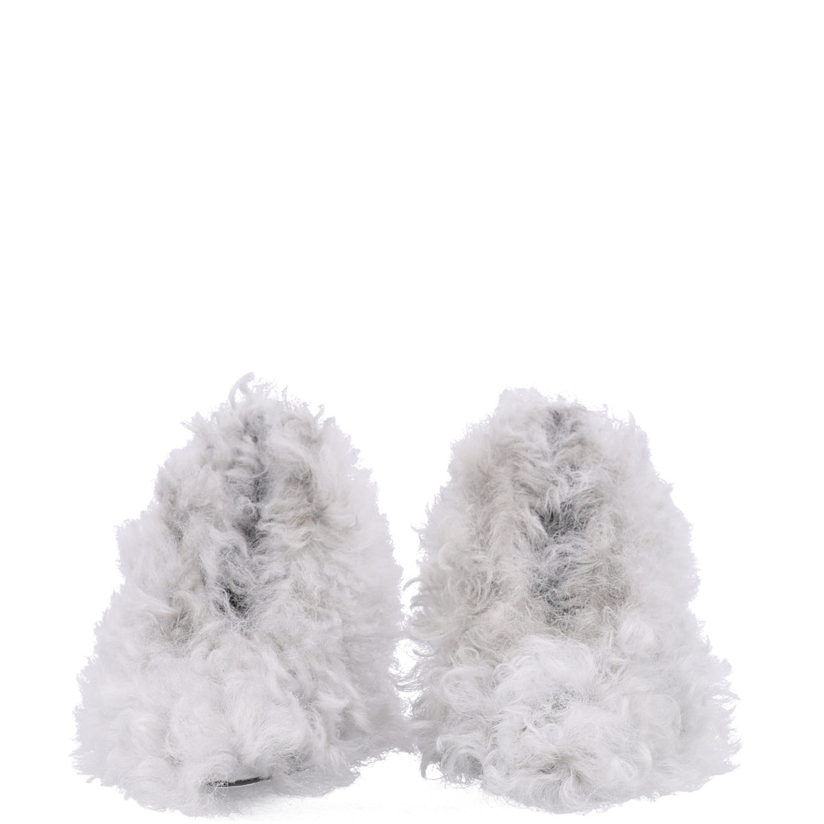 Gucci Shearling Musa Pumps 38 Alpy Gray 5 of 19