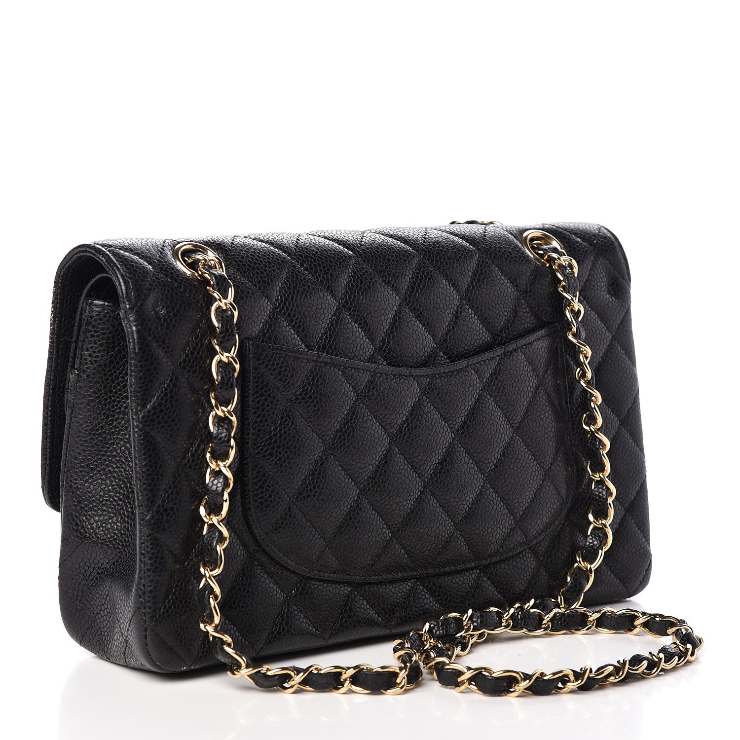 Chanel Caviar Quilted Medium Double Flap Black 4 of 11