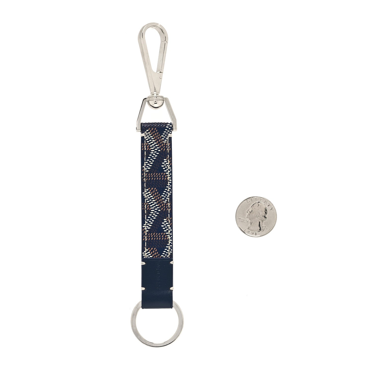 Goyard Goyardine Key Holder Navy 2 of 4