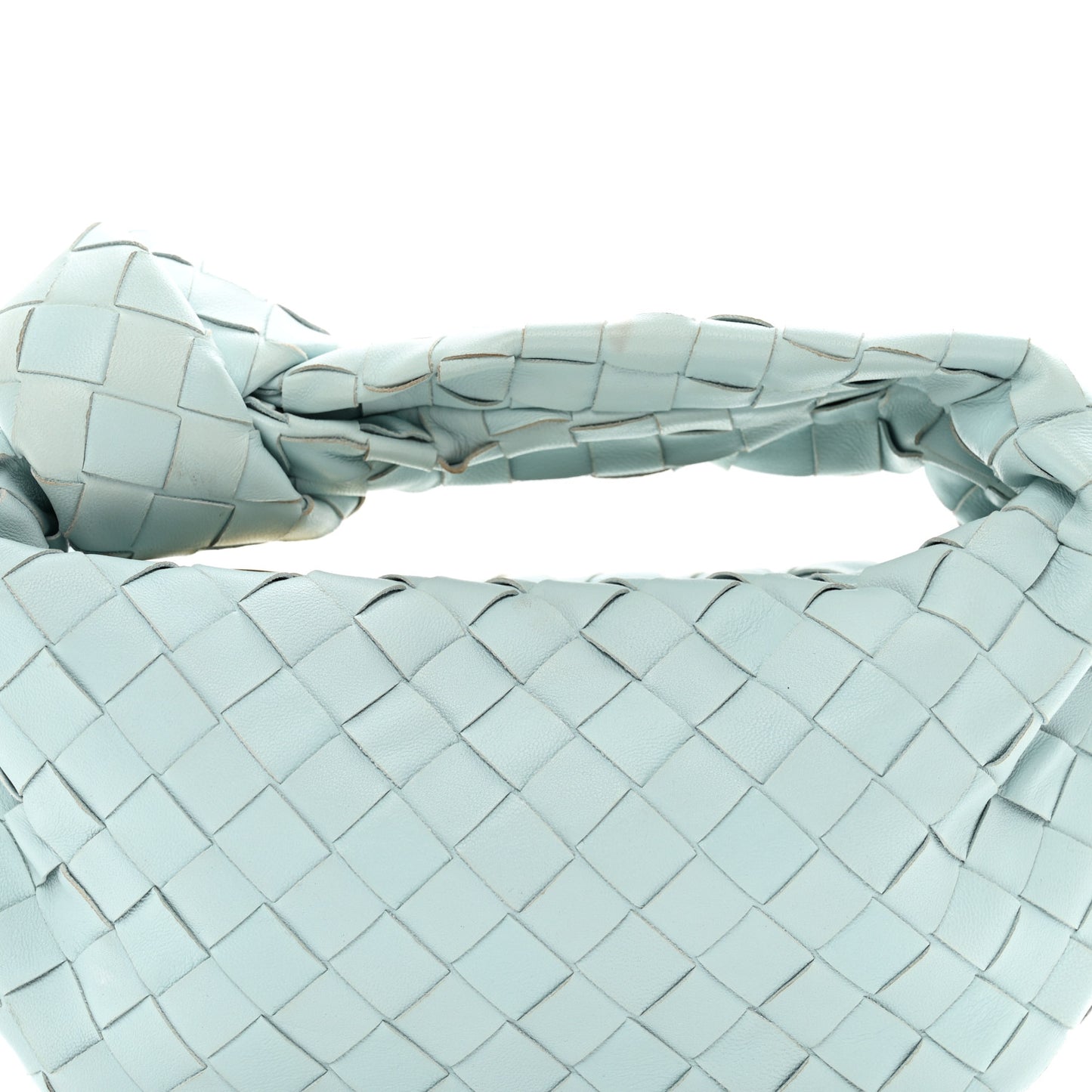 Nappa Intrecciato Mini Jodie Teal Washed