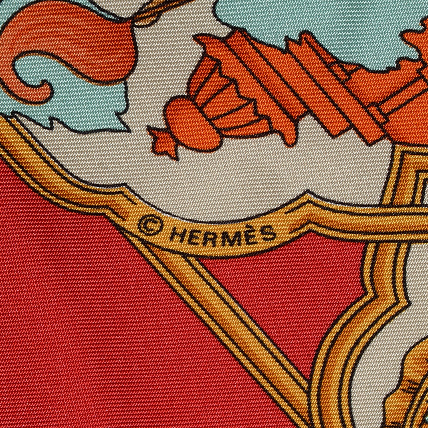 Hermes Silk Splendeur Des Maharajas Scarf 90 6 of 6