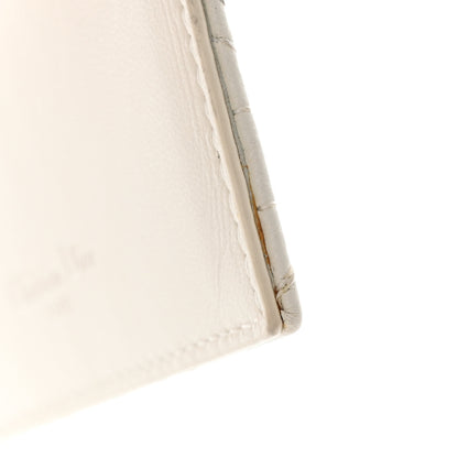Christian Dior Lambskin Cannage DiorAmour Lady Dior Card Holder White 8 of 11