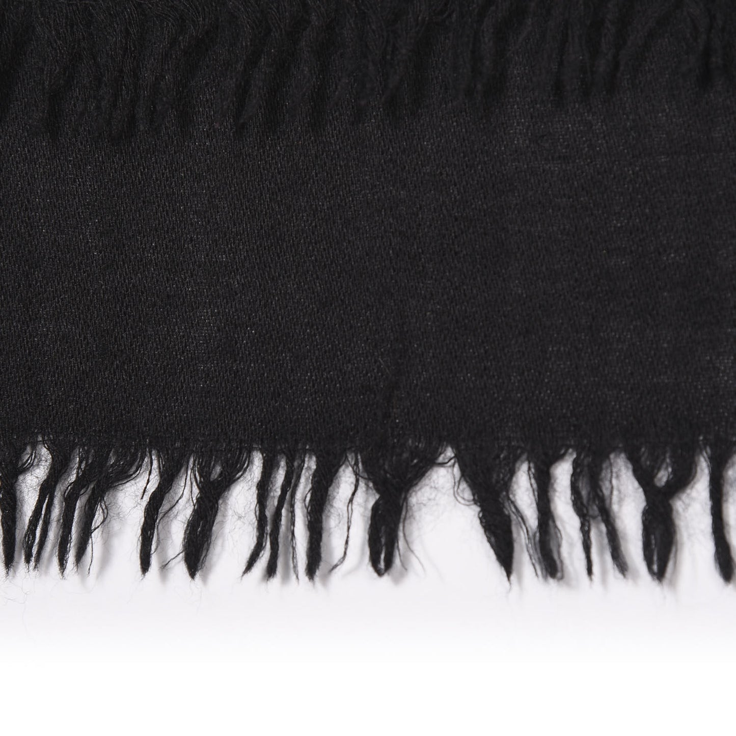 Wool Silk GG Monogram GGNat Scarf Black