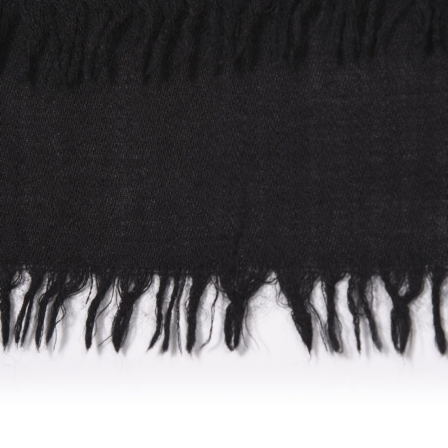 Gucci Wool Silk GG Monogram GGNat Scarf Black 5 of 6