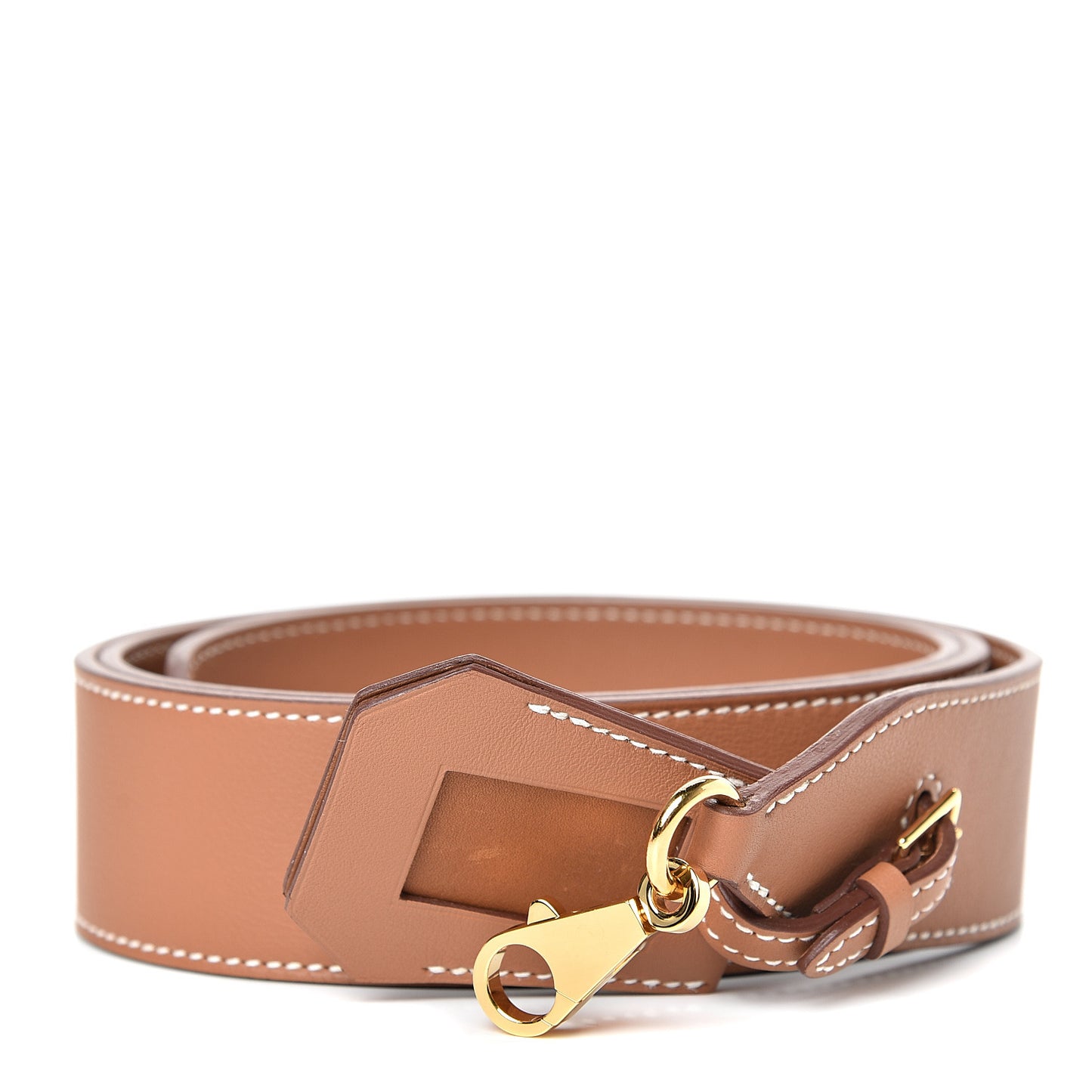 Barenia 38mm Etiquette Shoulder Strap Fauve