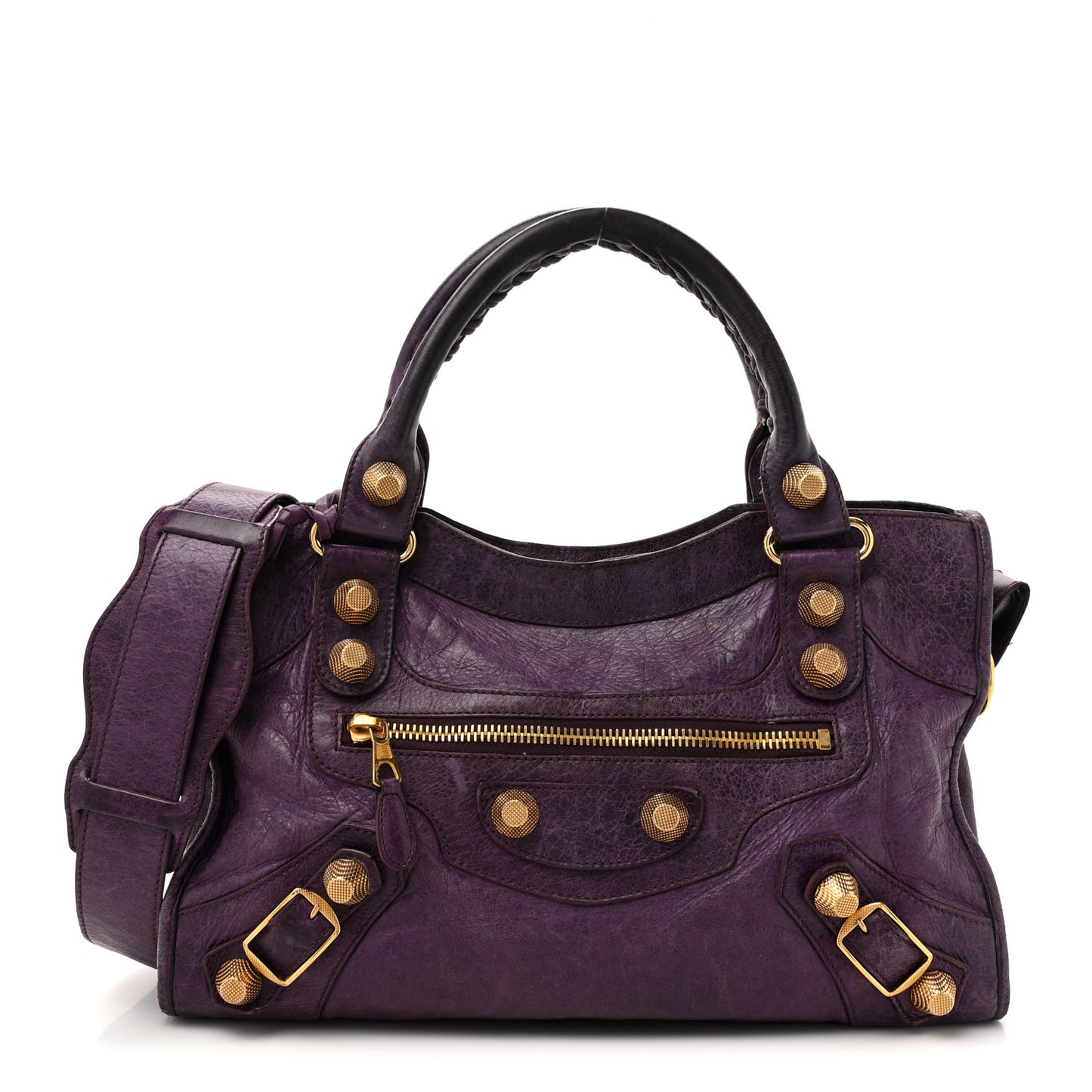 Agneau Giant 21 Gold Hardware City Raisin