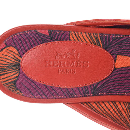 Hermes Calfskin Oz Mules 38 Pavot 9 of 15