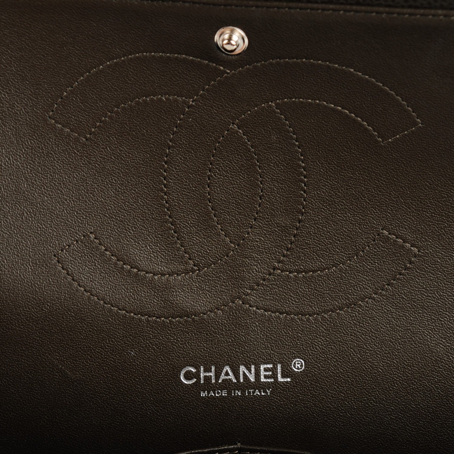 Chanel Caviar Quilted Jumbo Double Flap Dark Brown 6 of 8